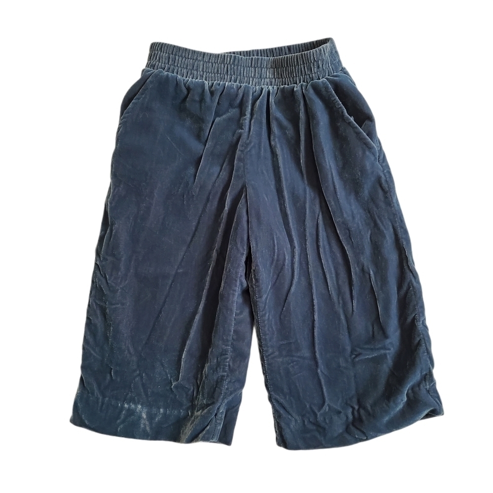 Gymboree Blue Velvet Culottes Cropped Pants‎